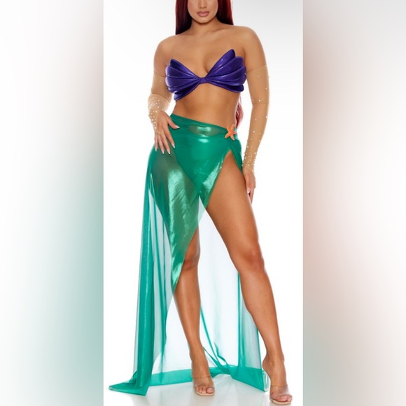 Forplay Part of your World Mermaid Halloween Womens Costume Sexy Dolls Kill S/M - Picture 1 of 2